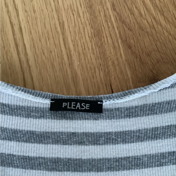 beautiful gray and beige jumpsuit - Picture 5 of 5